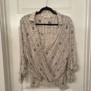 Boutique wrap blouse
